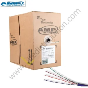 6-1427200-4 AMP CABLE UTP CAT. 6 CHAQUETA CMR Gris - Azul