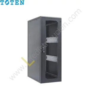 G3.6022.9801 22RU (Alto 1.17 Ancho 0.60 Prof. 1.00) puerta delantera microperforada y posterior doble microperforada
