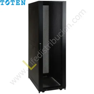G3.8142.9801 42RU (Alto 2.06 Ancho 0.80 Prof. 1.10) puertas delanteras y posterior doble microperforada