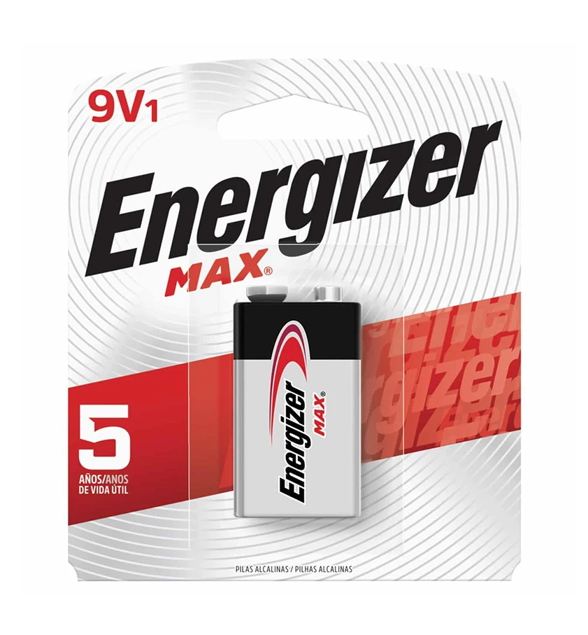 ENERGIZER PILA MAX BATERIA 9V ALCALINA BLISTER